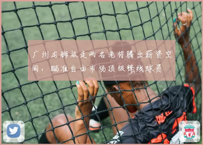 广州龙狮放走两名老将腾出薪资空间，瞄准自由市场顶级锋线球员